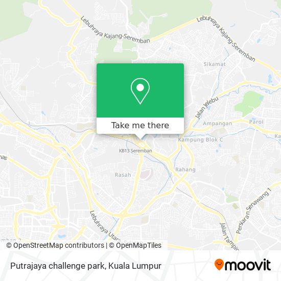 Putrajaya challenge park map