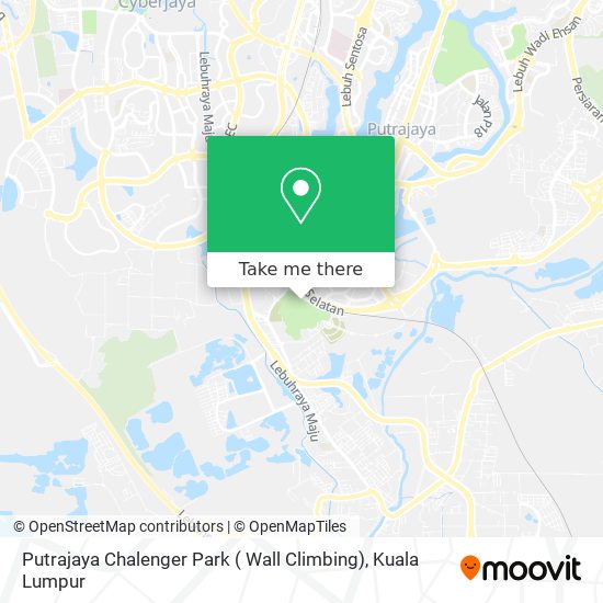 Putrajaya Chalenger Park ( Wall Climbing) map