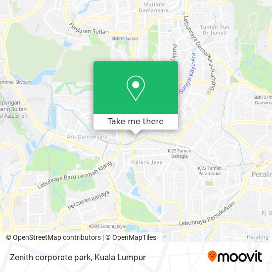 Zenith corporate park map