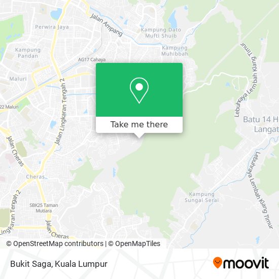 Bukit Saga map