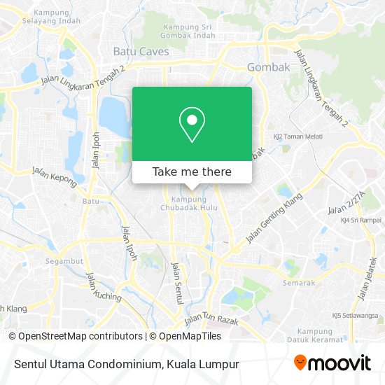 Sentul Utama Condominium map