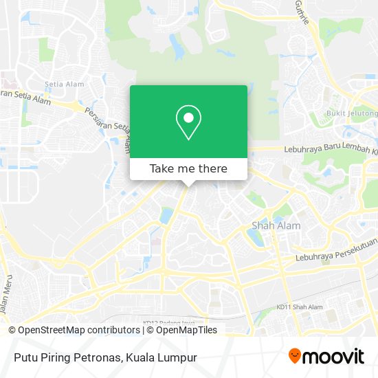 Putu Piring Petronas map