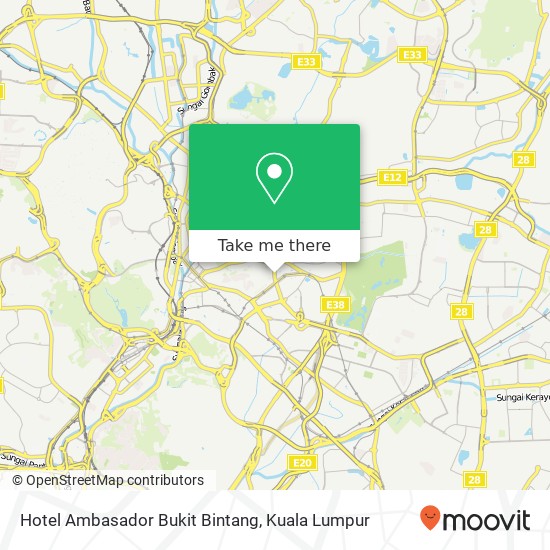 Peta Hotel Ambasador Bukit Bintang
