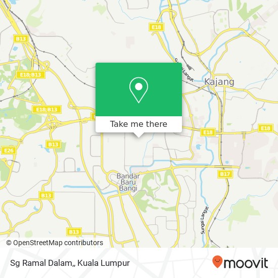 Sg Ramal Dalam, map