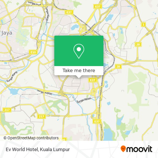 Ev World Hotel map