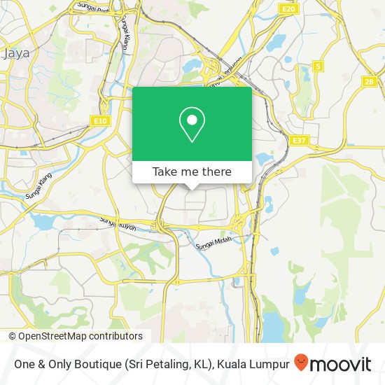 One & Only Boutique (Sri Petaling, KL) map