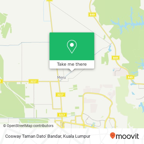 Peta Cosway Taman Dato' Bandar