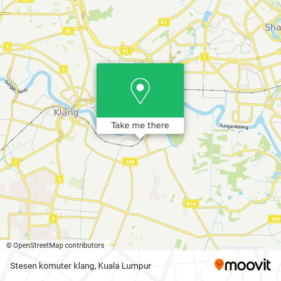 Stesen komuter klang map