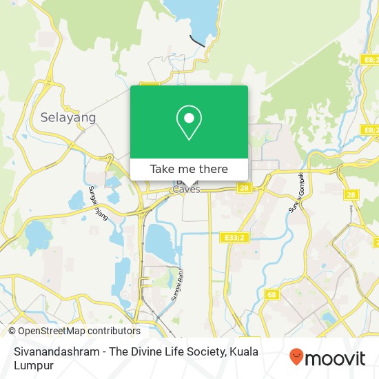 Sivanandashram - The Divine Life Society map