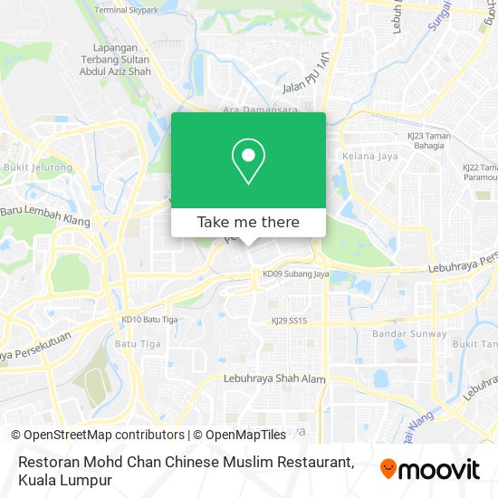 Restoran Mohd Chan Chinese Muslim Restaurant map