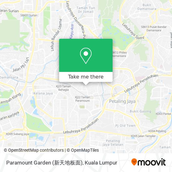 Peta Paramount Garden (新天地板面)