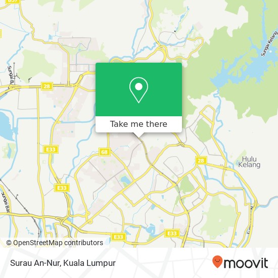Surau An-Nur map