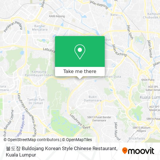 불도장 Buldojang Korean Style Chinese Restaurant map