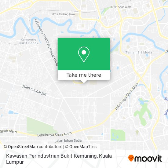 Peta Kawasan Perindustrian Bukit Kemuning