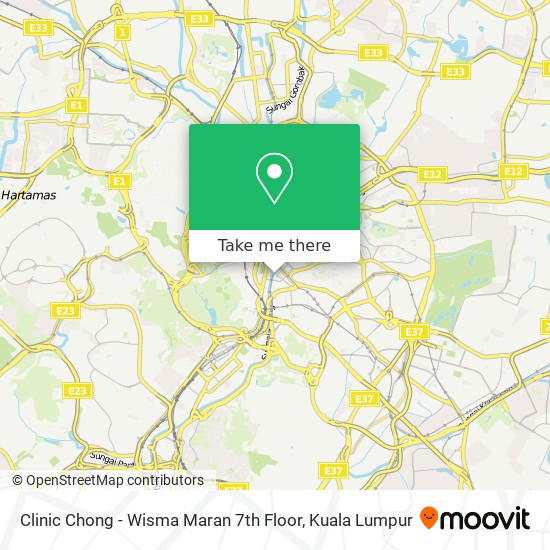 Clinic Chong - Wisma Maran 7th Floor map