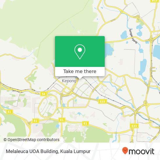 Melaleuca UOA Building map