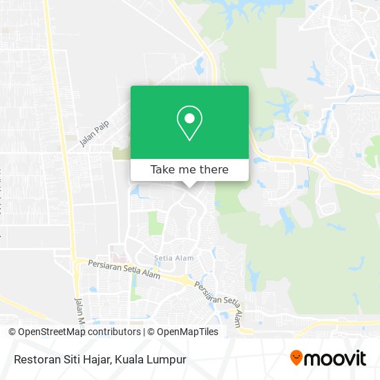 Peta Restoran Siti Hajar