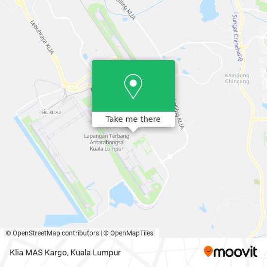 Klia MAS Kargo map
