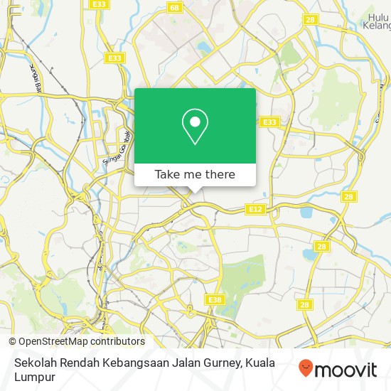 Sekolah Rendah Kebangsaan Jalan Gurney map