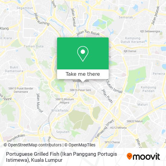 Portuguese Grilled Fish (Ikan Panggang Portugis Istimewa) map