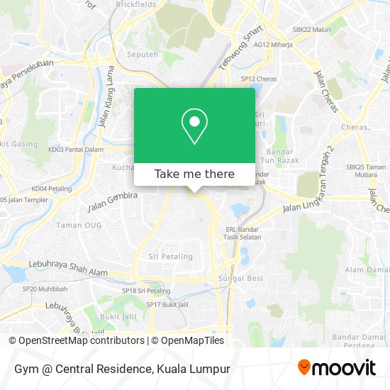 Gym @ Central Residence map