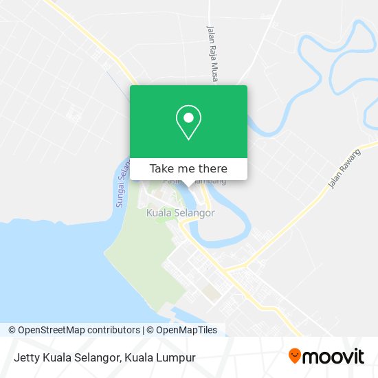 Peta Jetty Kuala Selangor