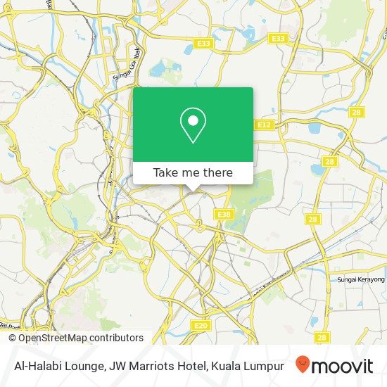 Al-Halabi Lounge, JW Marriots Hotel map