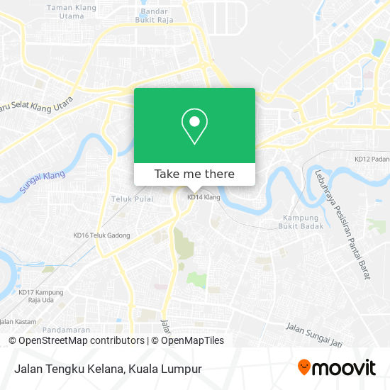 Jalan Tengku Kelana map