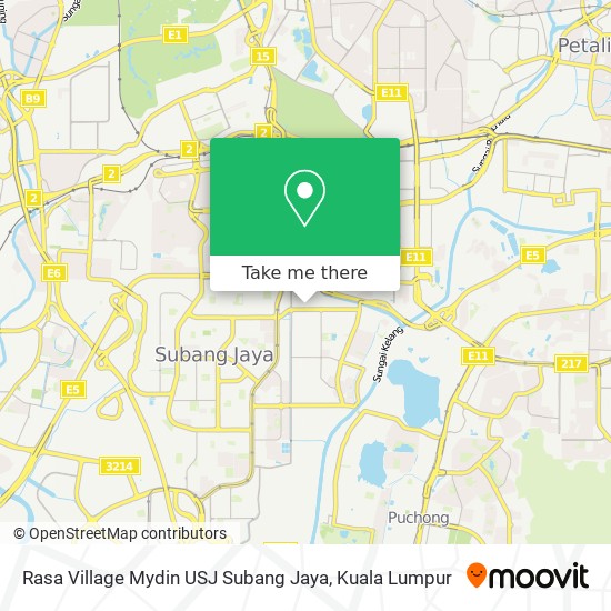 Rasa Village Mydin USJ Subang Jaya map