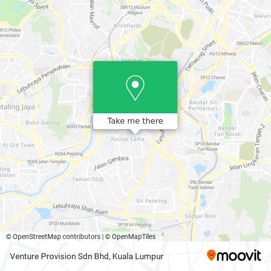 Venture Provision Sdn Bhd map