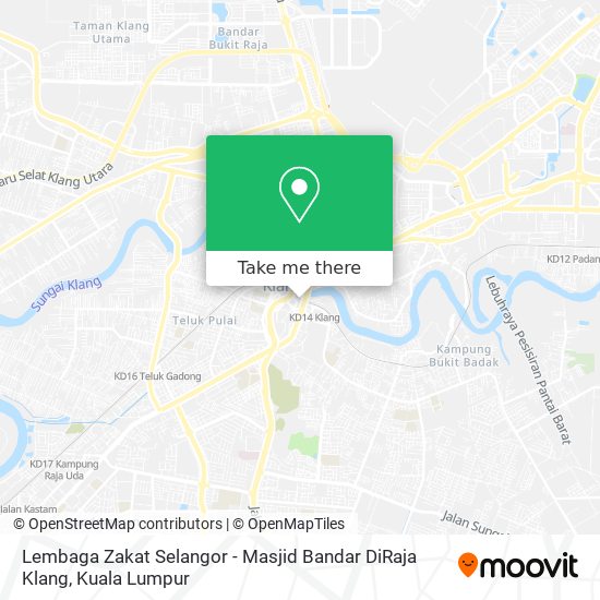 Lembaga Zakat Selangor - Masjid Bandar DiRaja Klang map