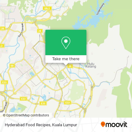 Hyderabad Food Recipes map