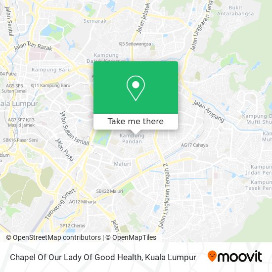 Chapel Of Our Lady Of Good Health map