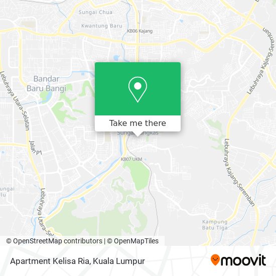 Apartment Kelisa Ria map