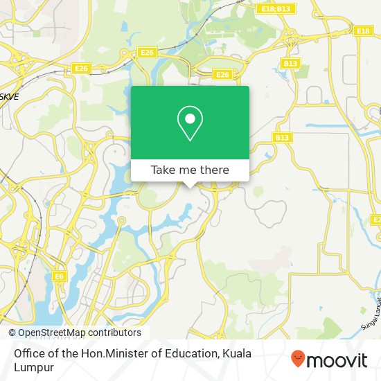Office of the Hon.Minister of Education map