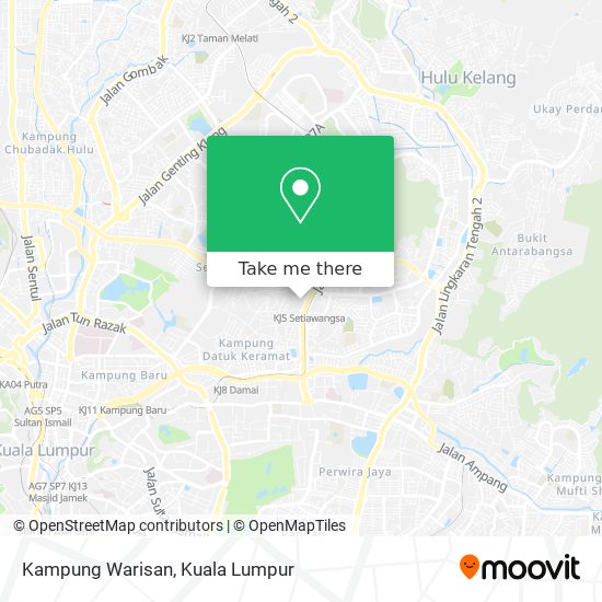 Kampung Warisan map