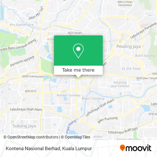 Kontena Nasional Berhad map