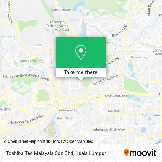 Toshiba Tec Malaysia Sdn Bhd map