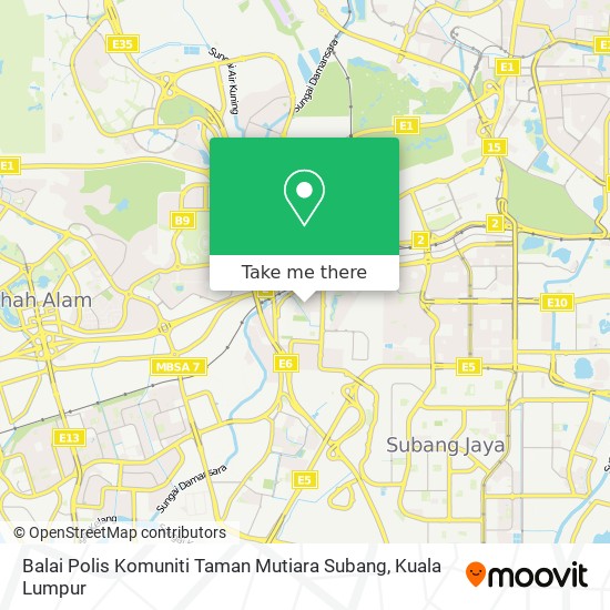 How To Get To Balai Polis Komuniti Taman Mutiara Subang In Shah Alam By Bus Mrt Lrt Or Train