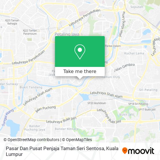 Pasar Dan Pusat Penjaja Taman Seri Sentosa map