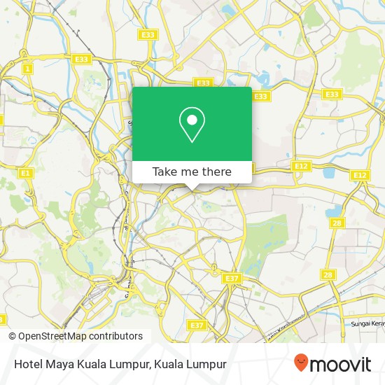 Peta Hotel Maya Kuala Lumpur