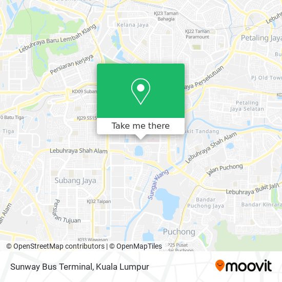 Sunway Bus Terminal map