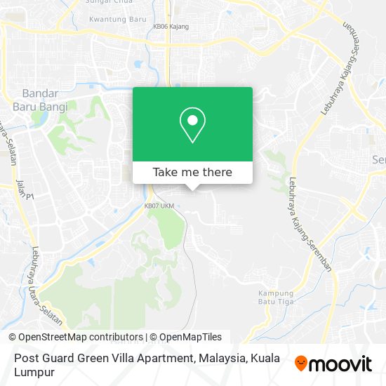 Post Guard Green Villa Apartment, Malaysia map