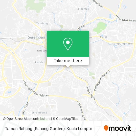 Taman Rahang (Rahang Garden) map