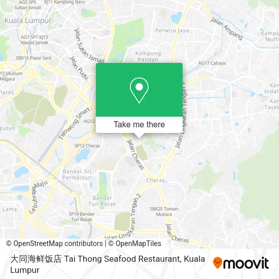 大同海鲜饭店 Tai Thong Seafood Restaurant map