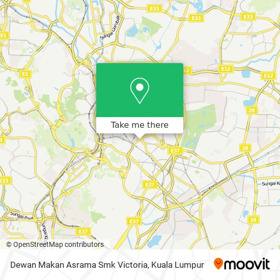 Dewan Makan Asrama Smk Victoria map