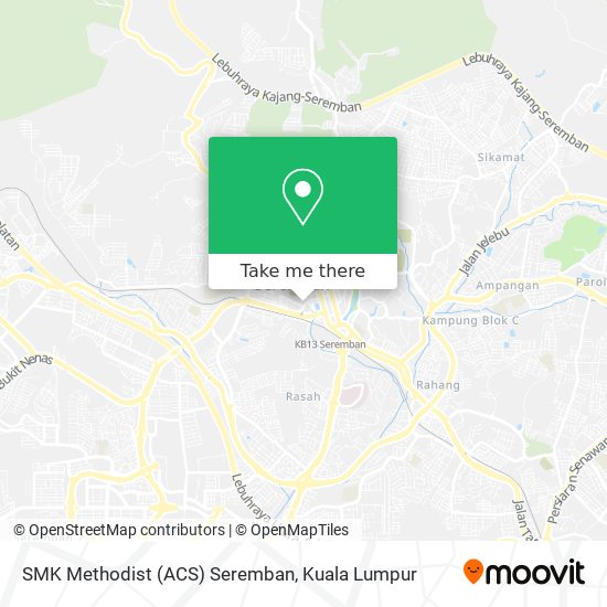 SMK Methodist (ACS) Seremban map