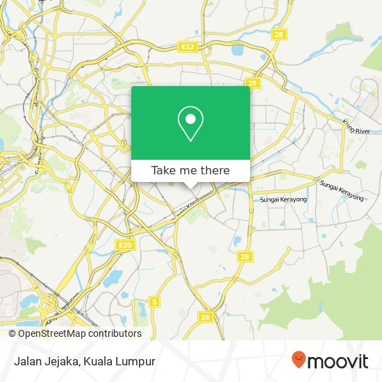 Jalan Jejaka map