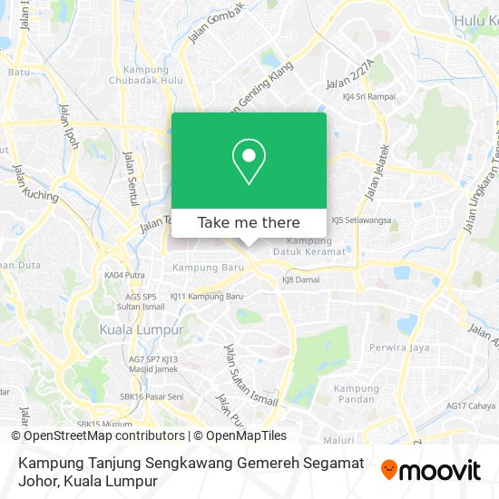 Peta Kampung Tanjung Sengkawang Gemereh Segamat Johor
