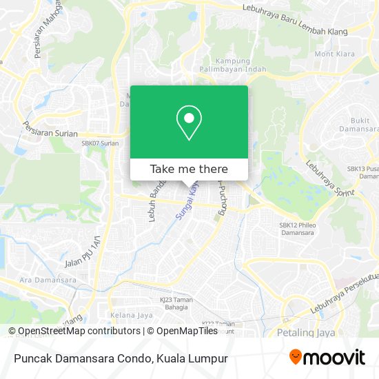Puncak Damansara Condo map